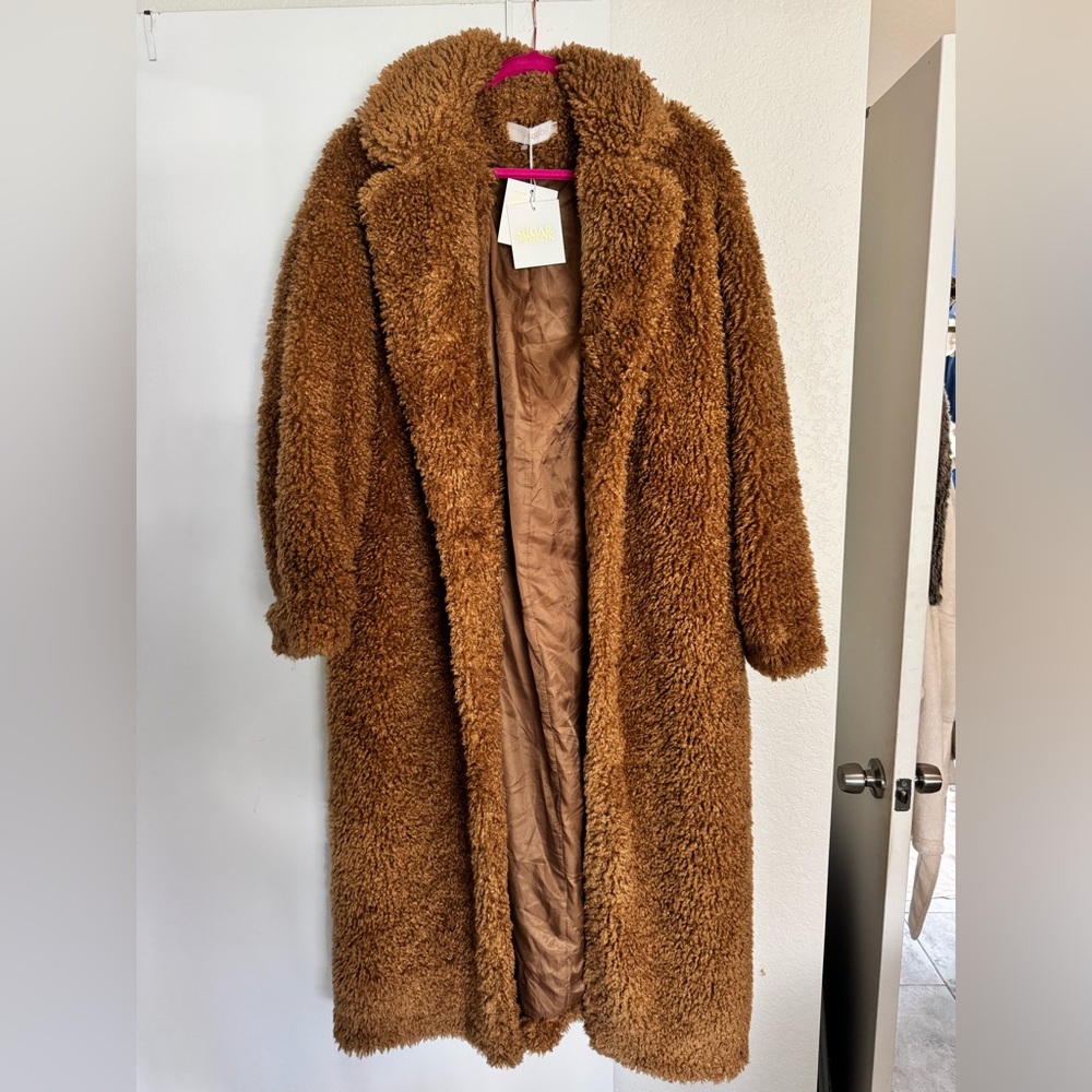 Sugar poison faux fur coat